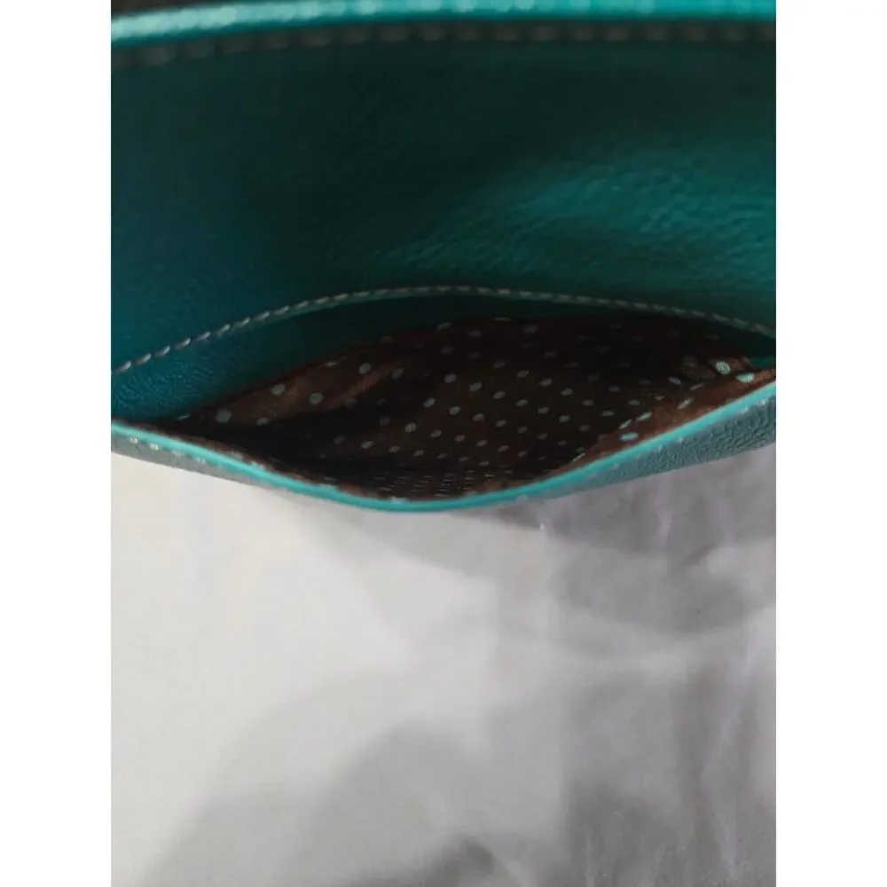 CHALA Monarch Butterfly Turquoise Crossbody Bag RFID Vegan Leather